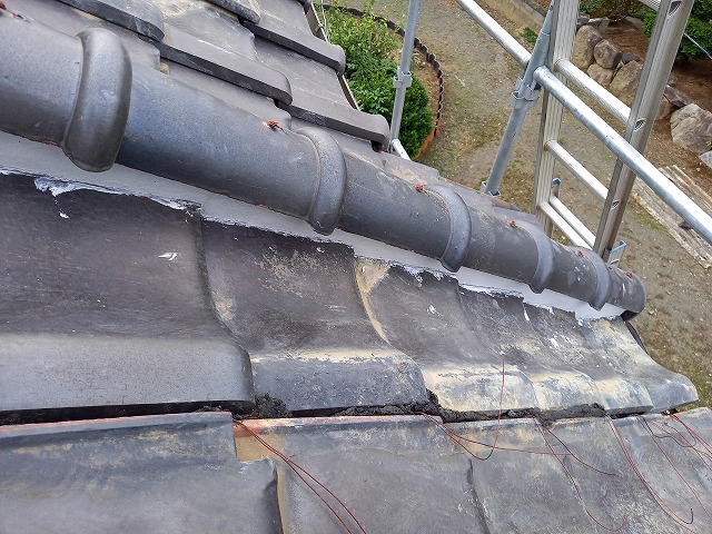 風切り丸取り付け